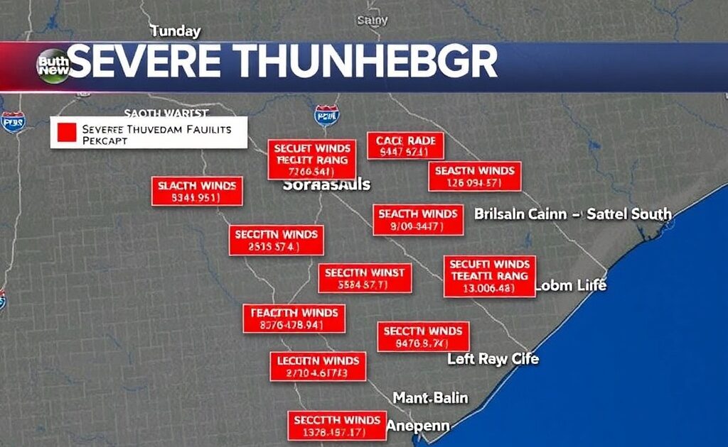 Multiple Severe Thunderstorm Alerts Issued for South Carolina Counties