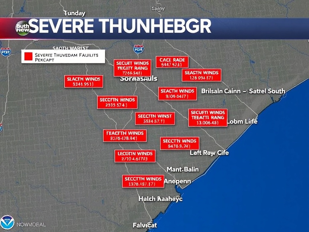 Multiple Severe Thunderstorm Alerts Issued for South Carolina Counties